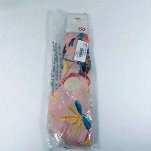 So Cloth Headbands Pink Tropical Pattern